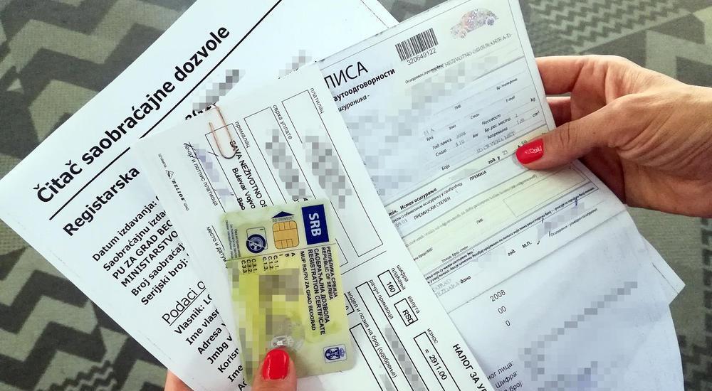 dokumenta za registraciju vozila